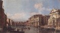 サン・スタエ・ベルナルド・ベロットの古典的なヴェネツィアの大運河の眺め